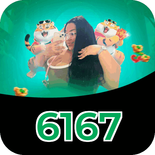 Interface do aplicativo 6167 mostrando jogos disponíveis no iOS e Android